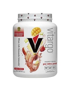 VITARGO Carbohydrate Fuel for Athletic Performance, Before - During - After Workout, Vegan and Gluten Free Fruit Punch 