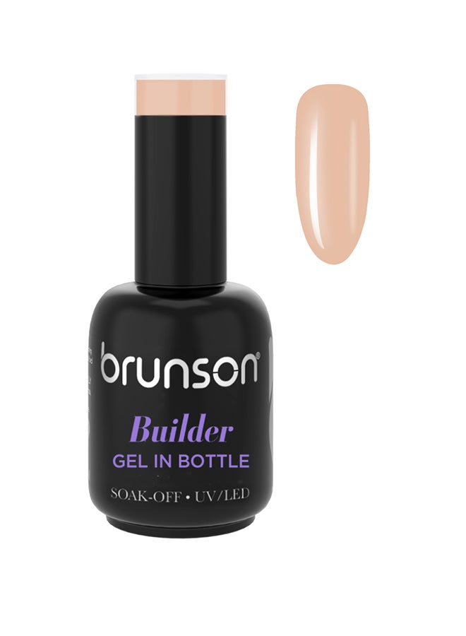 brunson Builder Gel, 10 in-1 Builder Gel In A Bottle 18ml  Soak Off UV/LED Hard Gel for Nail extension Builder Base Gel Nail Polish for Long lasting Nails Manicure Strong Nails Tips for Nail Art  Bbg16