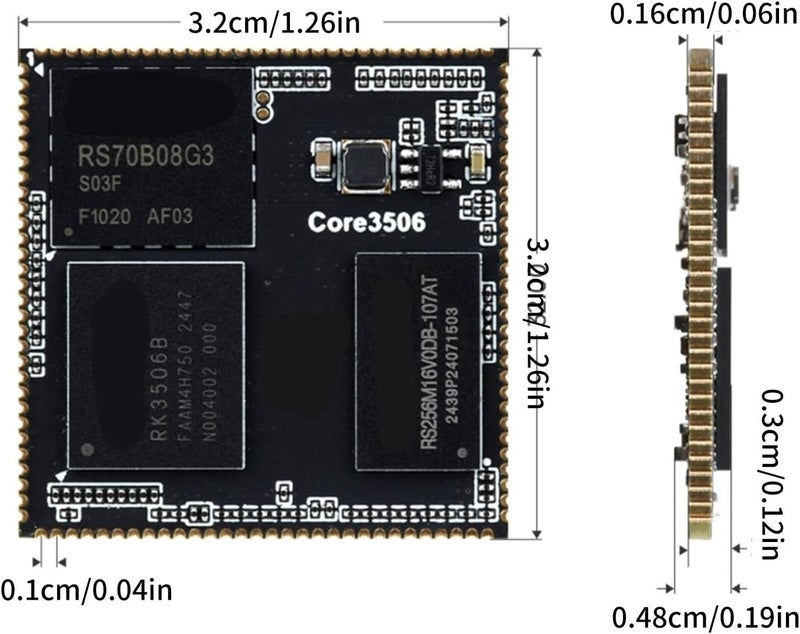 Main Board Base On Chip RK3506B Chip Onboard DDRL3 Integrate ARM ARM -M0 Processor 8GB eMMC - Image 4