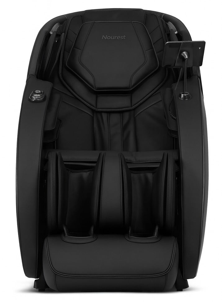 Nourest كرسي مساج نوفا 4D 3 أوضاع انعدام الجاذبية 15 برنامج مساج تلقائي علاج تسخين على الخصر والساق، مكبرات صوت بلوتوث، تحكم صوتي - أسود - Image 2