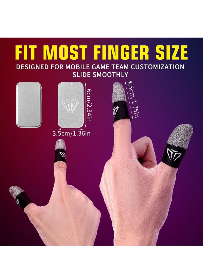 4 Gaming Finger Gloves Paired With A Metal Storage Box - Image 2