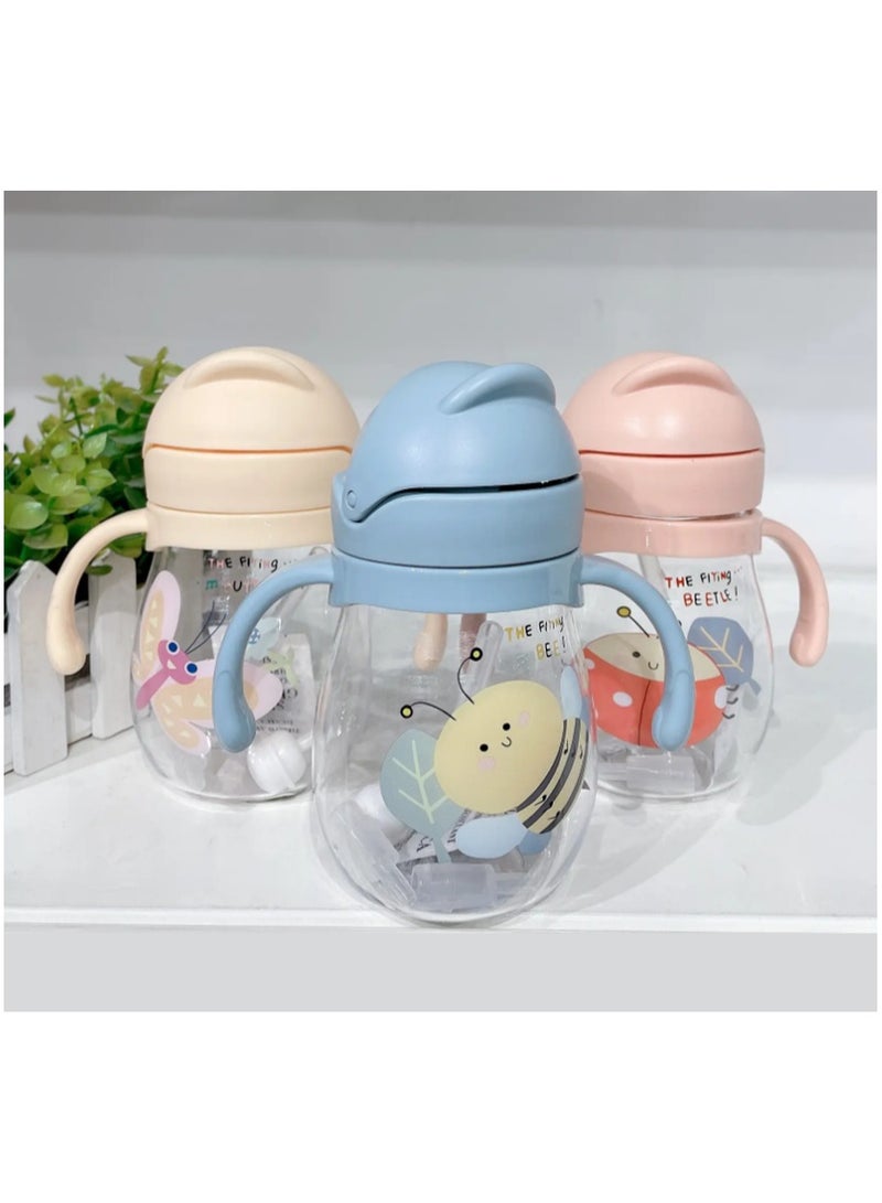 بيسبل كوب بيسبيل سترو سيبي خالي من مادة BPA لنمو صحي للفم، متنوع - 350 مل - Image 2