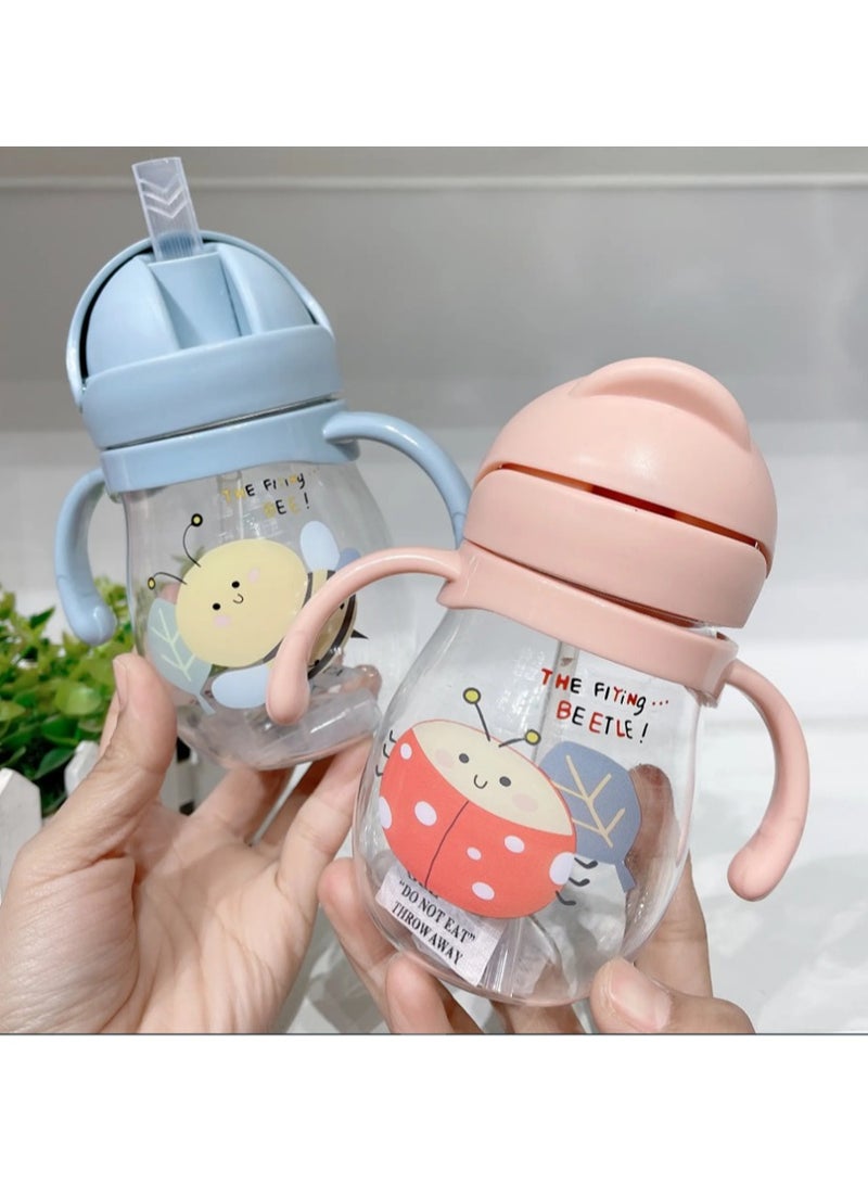 بيسبل كوب بيسبيل سترو سيبي خالي من مادة BPA لنمو صحي للفم، متنوع - 350 مل - Image 1