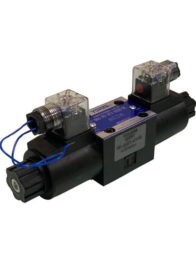 DSG-02-3C2-A220 DL  4/3 Double Solenoid CETOP 3 All Ports Closed Hydraulic Valve AC 220V  - Image 4