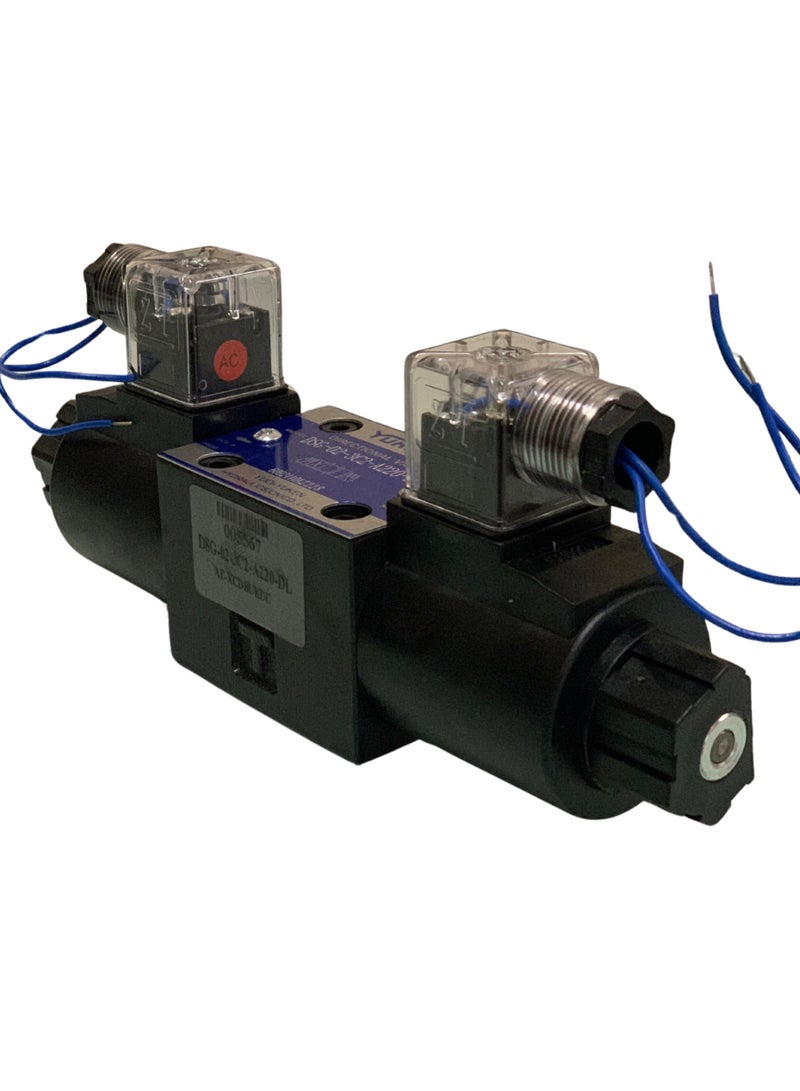 DSG-02-3C2-A220 DL  4/3 Double Solenoid CETOP 3 All Ports Closed Hydraulic Valve AC 220V  - Image 3