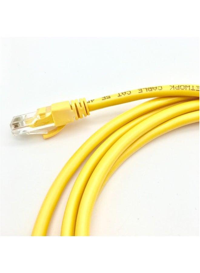 Direct Super Five Types Of Network Cable Jumper 0.5-30 Meters CAT5E Connection Line-Color:Yellow-Line Length:20  - Image 3