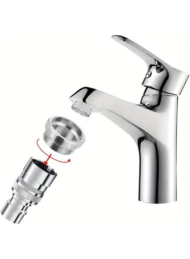2pcs M22 Male To Female Faucet Adapters With Washers For Kitchen Bathroom Sink - Image 5