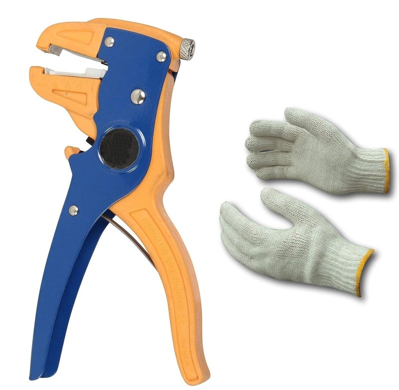 Inditrust No. 2 DLX Self Adjusting Wire Strippers and Nippers with Gloves - Image 1