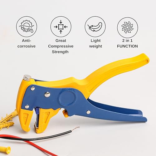 Inditrust No. 2 DLX Self Adjusting Wire Strippers and Nippers with Gloves - Image 4