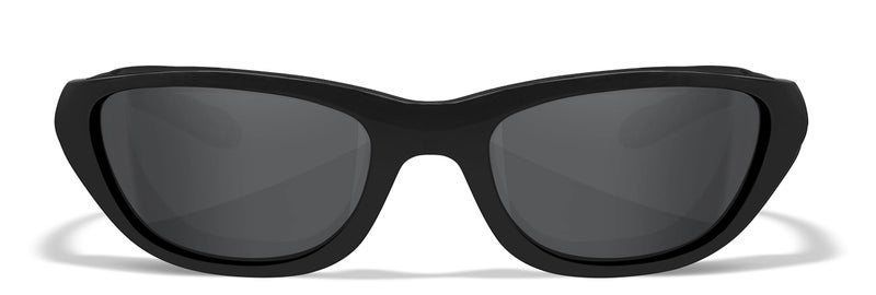 Wiley X Airrage Sunglasses, ANSI Z87 Safety Glasses for Men and Women, UV Eye Protection for Shooting, Fishing, Biking, and Extreme Sports, Black Frames, Smoke Grey Tinted Lenses - Image 2