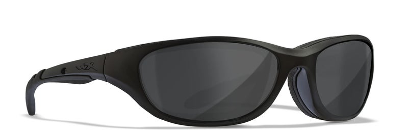 Wiley X Airrage Sunglasses, ANSI Z87 Safety Glasses for Men and Women, UV Eye Protection for Shooting, Fishing, Biking, and Extreme Sports, Black Frames, Smoke Grey Tinted Lenses - Image 5
