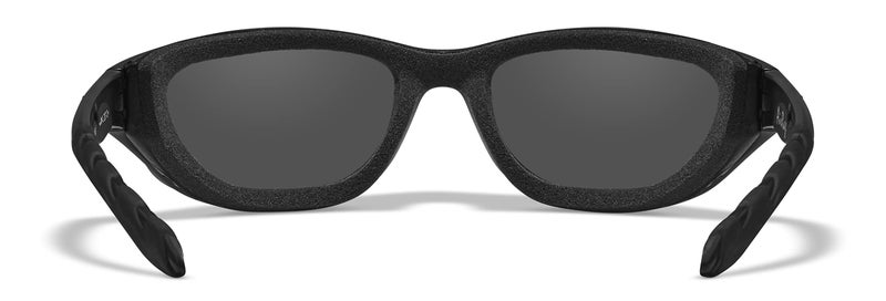 Wiley X Airrage Sunglasses, ANSI Z87 Safety Glasses for Men and Women, UV Eye Protection for Shooting, Fishing, Biking, and Extreme Sports, Black Frames, Smoke Grey Tinted Lenses - Image 4