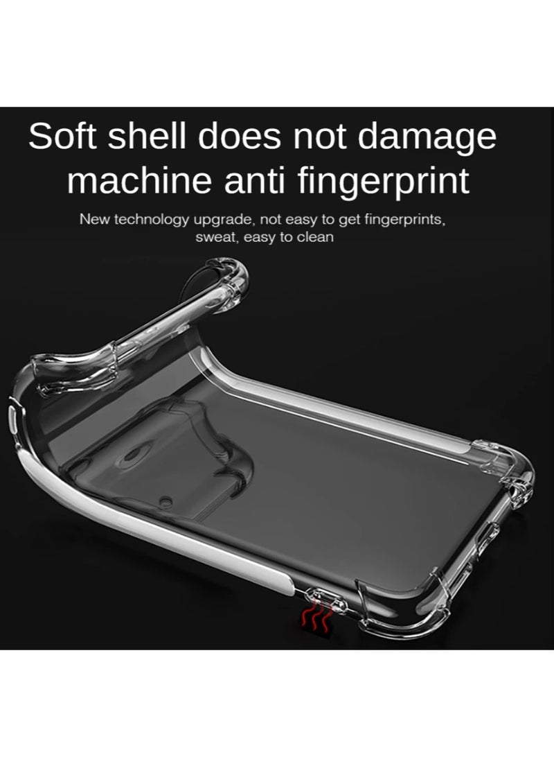 Alyashmac For realme C63/realme C61 4G Case, Soft TPU Back Cover Shockproof Silicone Bumper Anti-Fingerprints Full-Body Protective Case Cover for realme C63/realme C61 4G (Transparent) - Image 3