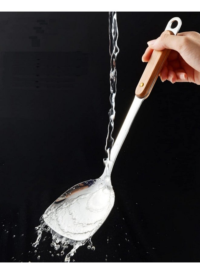 pepplo Slotted Spatula Turner, Best Turner Spatulas Wood Grip, Pancake Turner Egg Flipper - Image 5