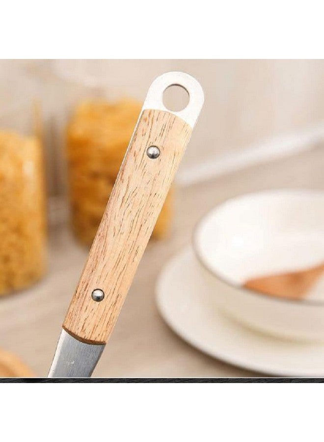 pepplo Slotted Spatula Turner, Best Turner Spatulas Wood Grip, Pancake Turner Egg Flipper - Image 4