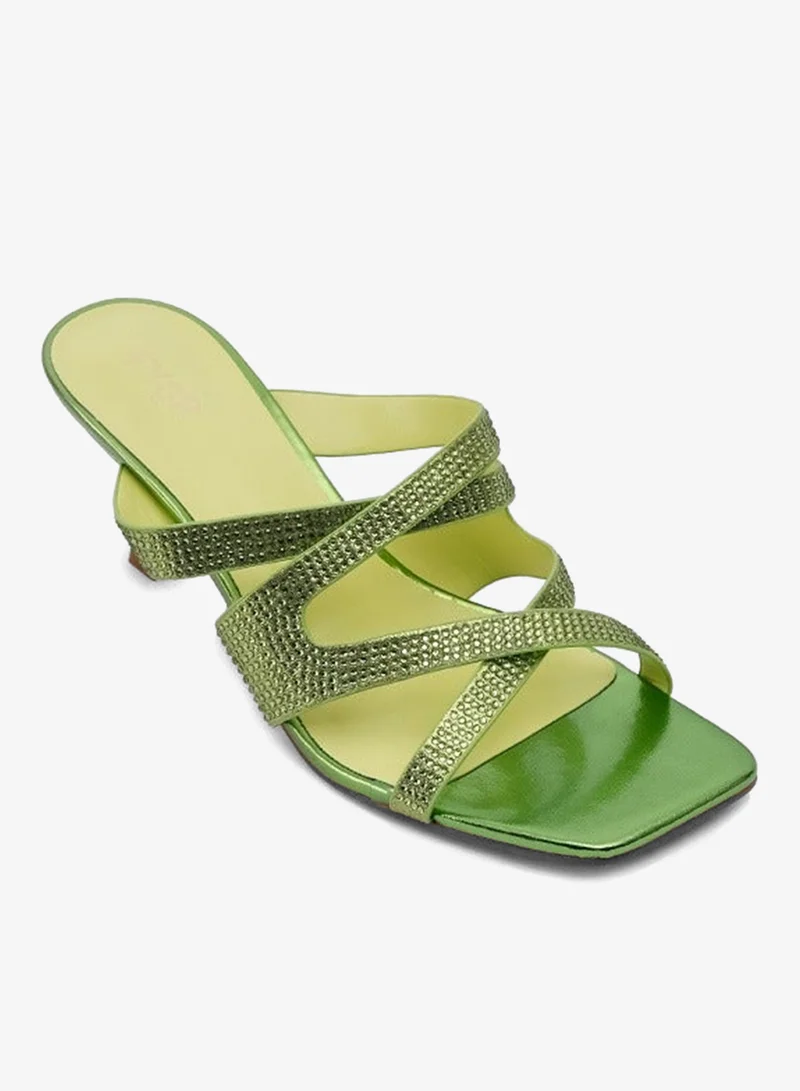 فايور حذاء مول مزين بالكريستال