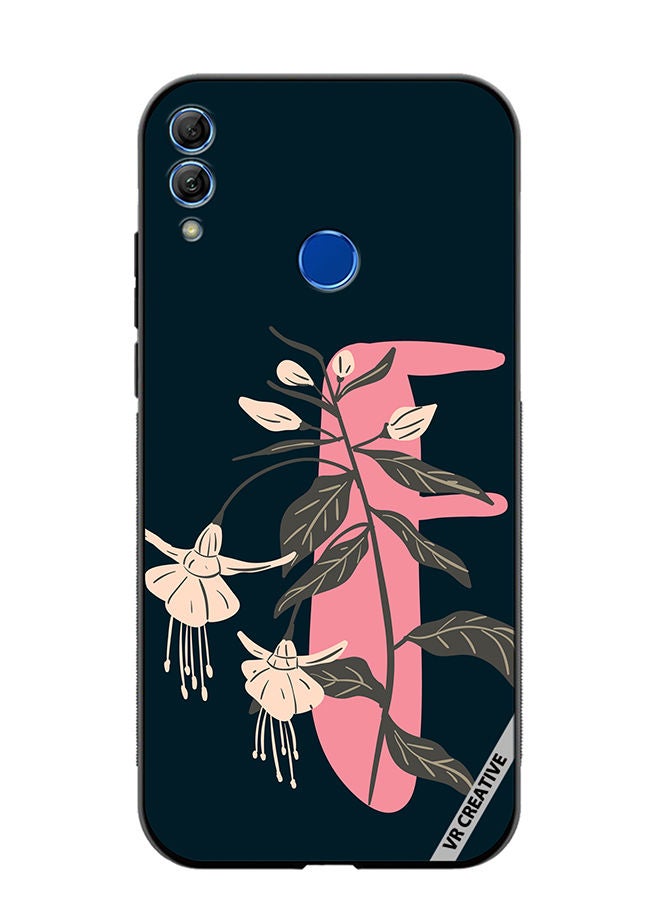 Protective Case Cover For Honor 10 Lite Alphabet F Design Multicolour