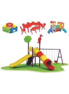 Rainbow Toys Outdoor Games Set for Kids, Playset include Swing, Slide and More - pzsku/ZBE0B72418FA090C13E05Z/45/_/1721068508/ba96bd63-b423-49b0-bed2-30c41559cbb5