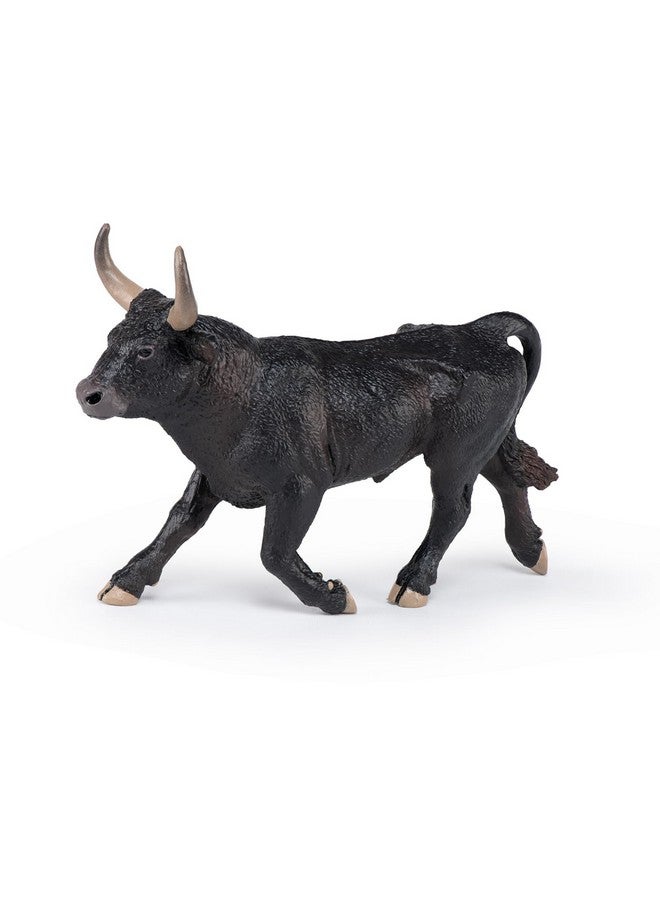 Papo Papo -Hand-Painted - Figurine -Farmyard Friends -Camargue Bull -51182 - Collectible - for Children - Suitable for Boys and Girls - from 3 Years Old - Image 1