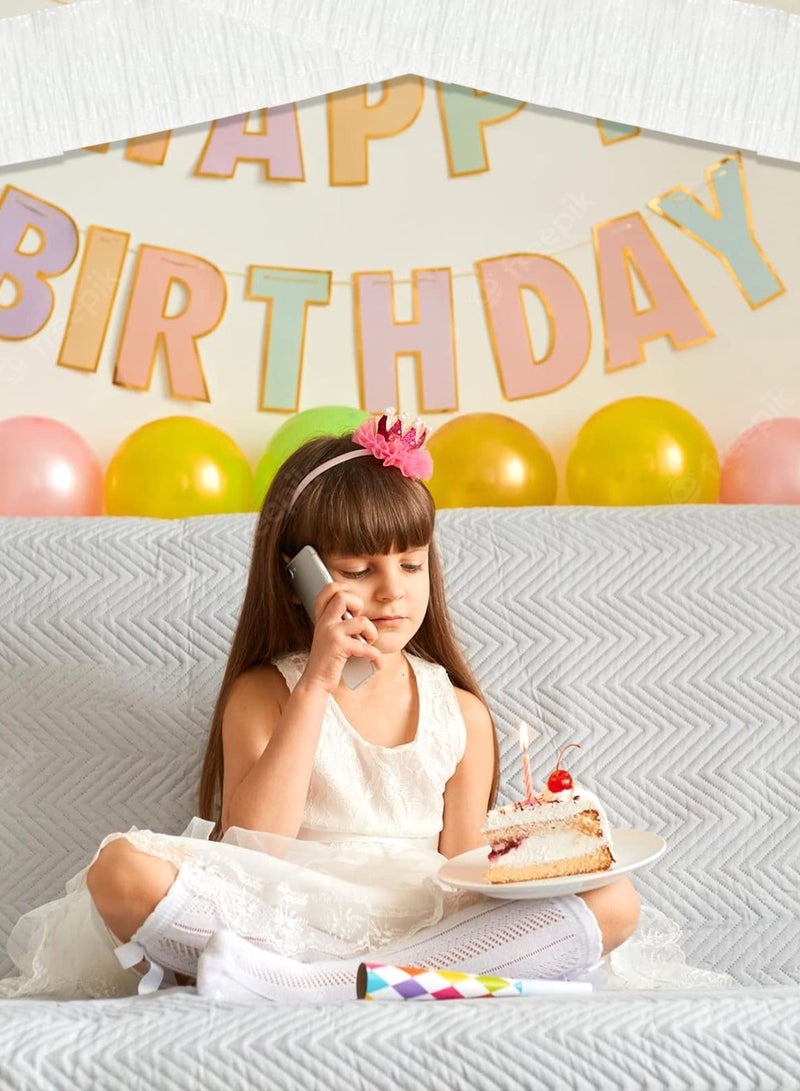 Excefore 6 Pack 10 Feet Silver Foil Fringe Garland, Metallic Tinsel Streamers Banner for Parade Floats, Wedding, Birthday Party Decorations, Wall Hanging Fringe Curtain Backdrop Banner - Image 3