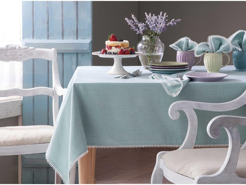 HomeCrate Lenox French Perle Solid 70 Runner Ice Blue - Image 2