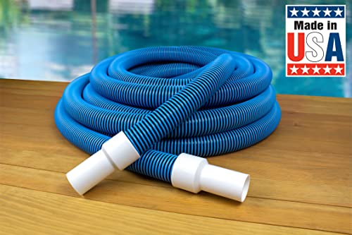Poolmaster Manual Pool Vacuum Hose, 40 Ft x 1-1/2” for Inground & Above Ground Pools, Not for Automatic Cleaners, Kink-Free, Heavy Duty Pool Cleaner Hose with Swivel Cuff – Made in USA - Image 3