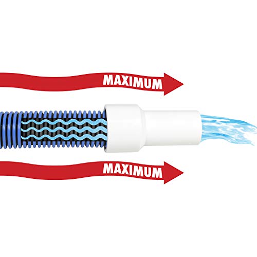 Poolmaster Manual Pool Vacuum Hose, 40 Ft x 1-1/2” for Inground & Above Ground Pools, Not for Automatic Cleaners, Kink-Free, Heavy Duty Pool Cleaner Hose with Swivel Cuff – Made in USA - Image 5