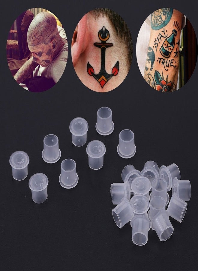 Filfeel Ink Cup, 1000pcs Pigment Ink Container Cup Ink Holder Eyebrow Nail Art Cosmetic Kit 11mm - Image 3