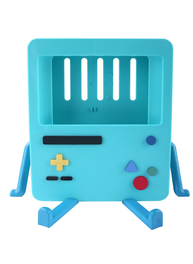 KASTWAVE Game Console Stand for Nintendo Switch, Cute Cartoon Handheld Game Console Screen Support Stand Hands-free Support Plate for Protection and Portability (blue) - Image 1