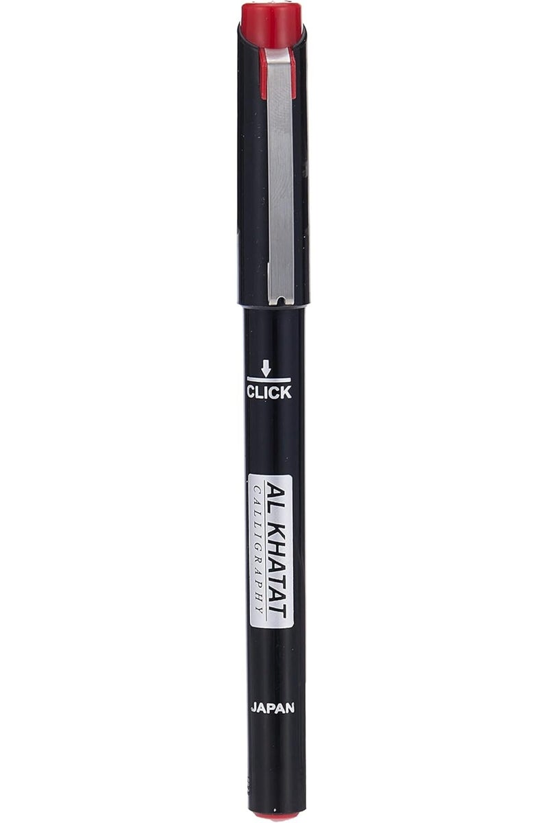 Al Khatat Calligraphy Pen, 2 mm Line Width, Red - - Image 4