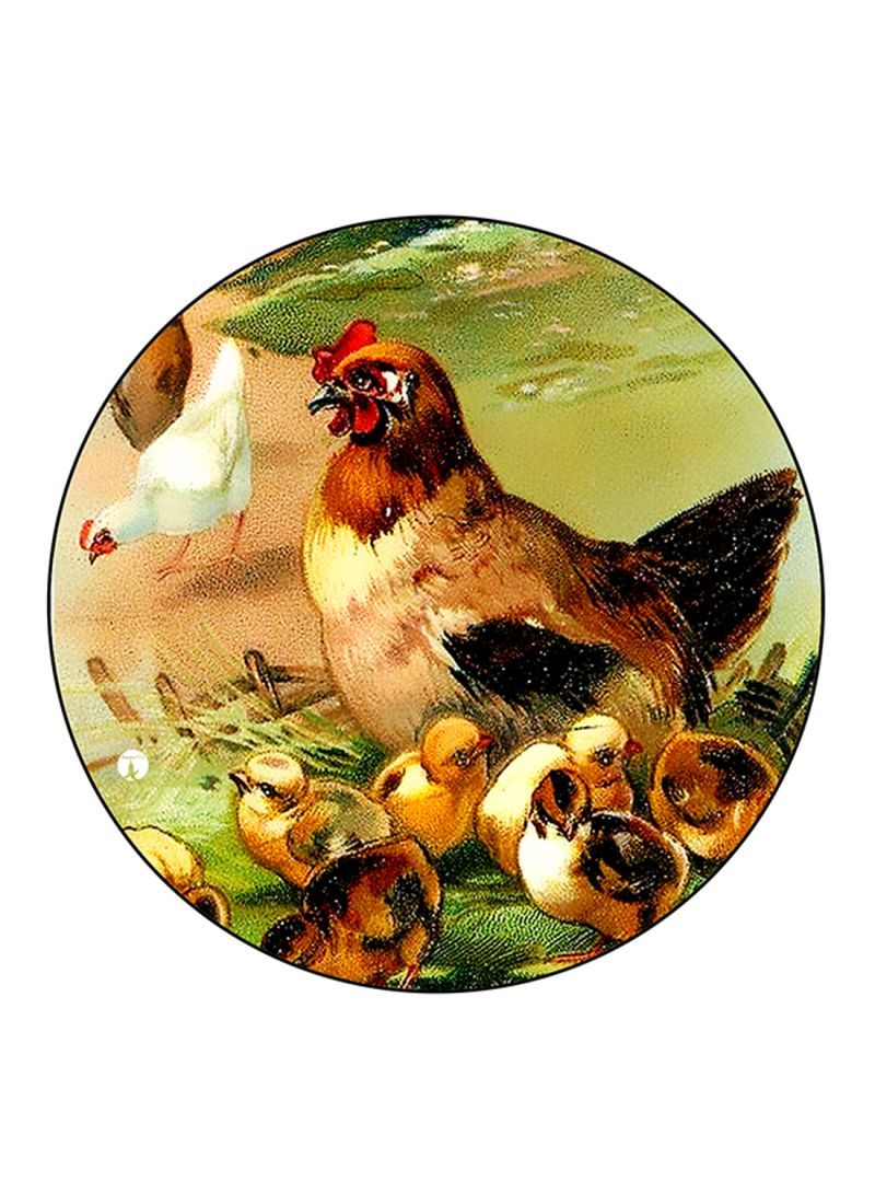 Chicken Printed Mouse Pad Multicolour