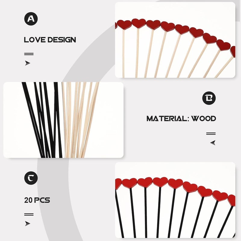 Reed Diffuser Sticks Aromatherapy Fragrance Sticks Natural Rattan 20Pcs Set for Home Vase Décor and Essential Oil Diffusers - Image 3