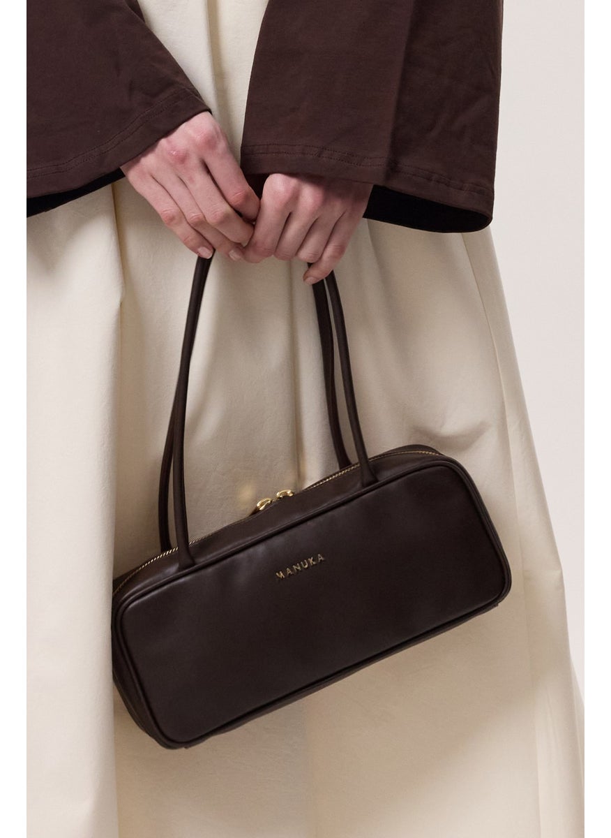 Manuka Simona Baguette Bag Brown  - Image 3