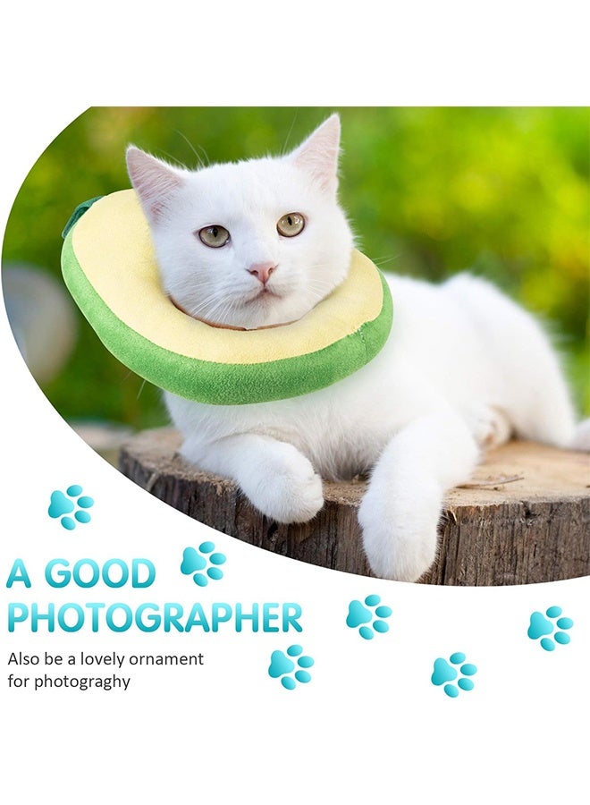 Generic Cat recovery collar, collar for cats, recovery collar, adjustable protective collar healing cone comfortable soft edge designed for cats, dogs(Avocado shape)  - Image 4