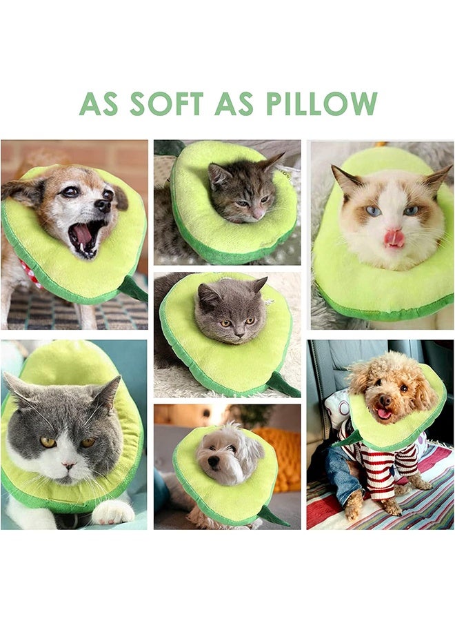 Generic Cat recovery collar, collar for cats, recovery collar, adjustable protective collar healing cone comfortable soft edge designed for cats, dogs(Avocado shape)  - Image 5