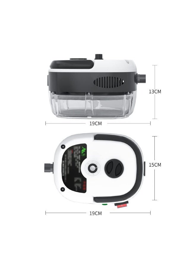 توبي منظف ​​بخاري محمول باليد بقوة ٢٥٠٠ واط من توبي - آلة تنظيف عالية الضغط بدرجة حرارة عالية مع رؤوس فرشاة وقفازات للمطبخ والأثاث والحمام والسيارة - Image 2