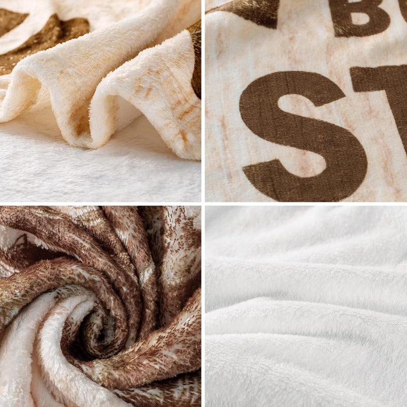 CENSIHER Gift for Wife from Husband to My Wife Blanket Wedding Anniversary Romantic Gifts for Women Birthday Christmas Valentine's Mother's Day Healing Thoughts Blanket Presents for Her - Image 4