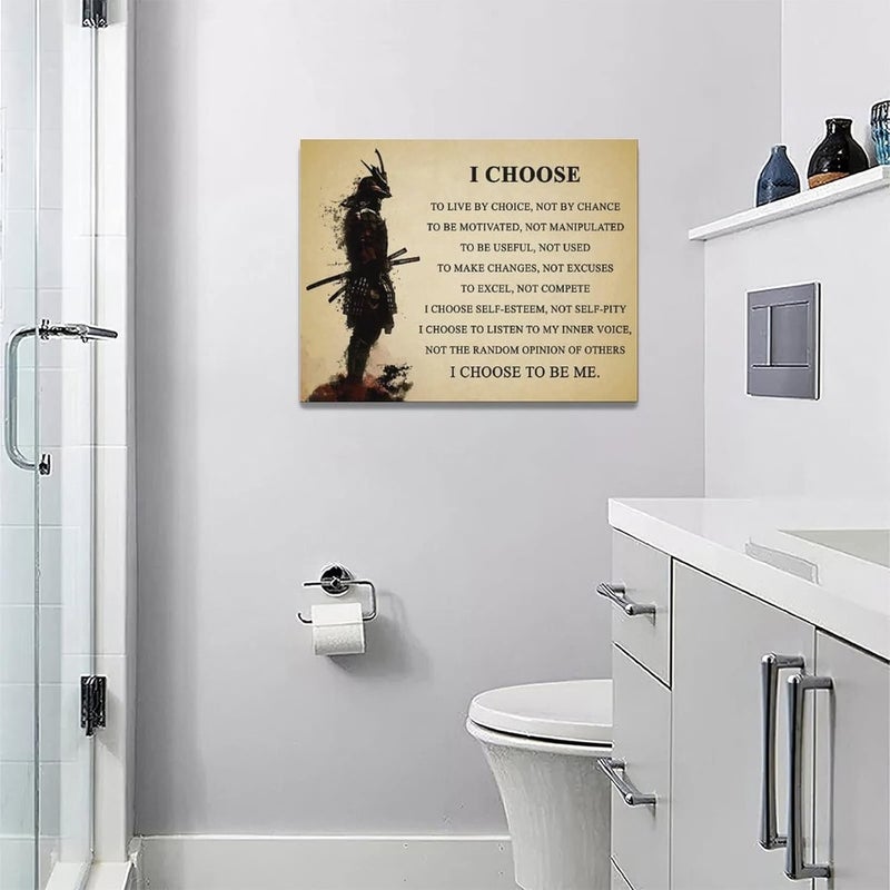 Tijuboni Motivational Canvas Wall Art - Japanese Samurai - Image 5