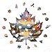 AEEKDOOK Wooden Puzzles for Adults Maple Sunset Wood Puzzles Adult Unique Animal Shape Wooden Jigsaw Puzzle for Adults Birthday Gifts for Puzzle Lovers Family 114 106in 200 Pieces - Image 4