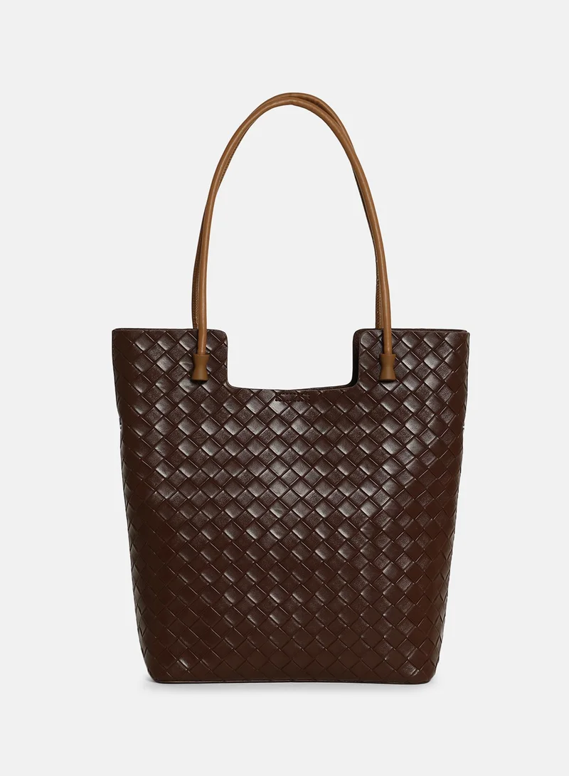 Haute Sauce Solid Zip Lock Regular Vegan Leather Hand Bag For Women