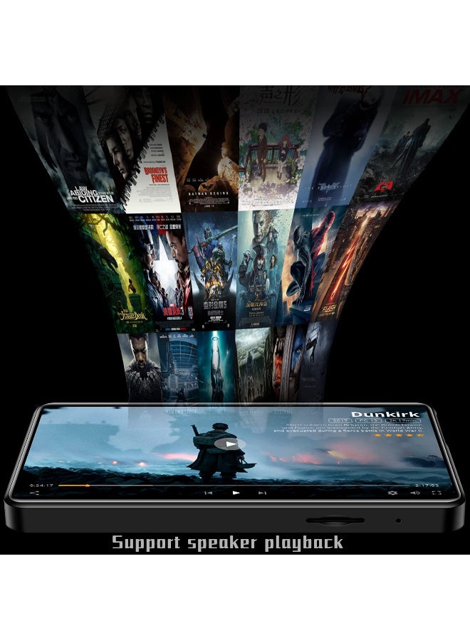 ​4.0-Inch Full Touch MP3/MP4 Music Player with Bluetooth, 1080P HD Video, 16GB Storage, Supports TF Card up to 256GB, HiFi Sound, FM Radio, Voice Recorder, E-Book Reader, Portable MP5 Player  - Image 4