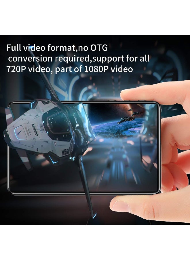 ​4.0-Inch Full Touch MP3/MP4 Music Player with Bluetooth, 1080P HD Video, 16GB Storage, Supports TF Card up to 256GB, HiFi Sound, FM Radio, Voice Recorder, E-Book Reader, Portable MP5 Player  - Image 3