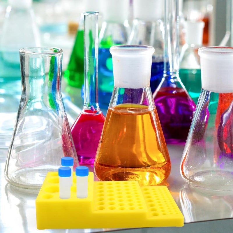 Reusable Test Tube Rack Holder for Laboratory Sampling Tubes Sturdy Plastic Organizer - Image 5