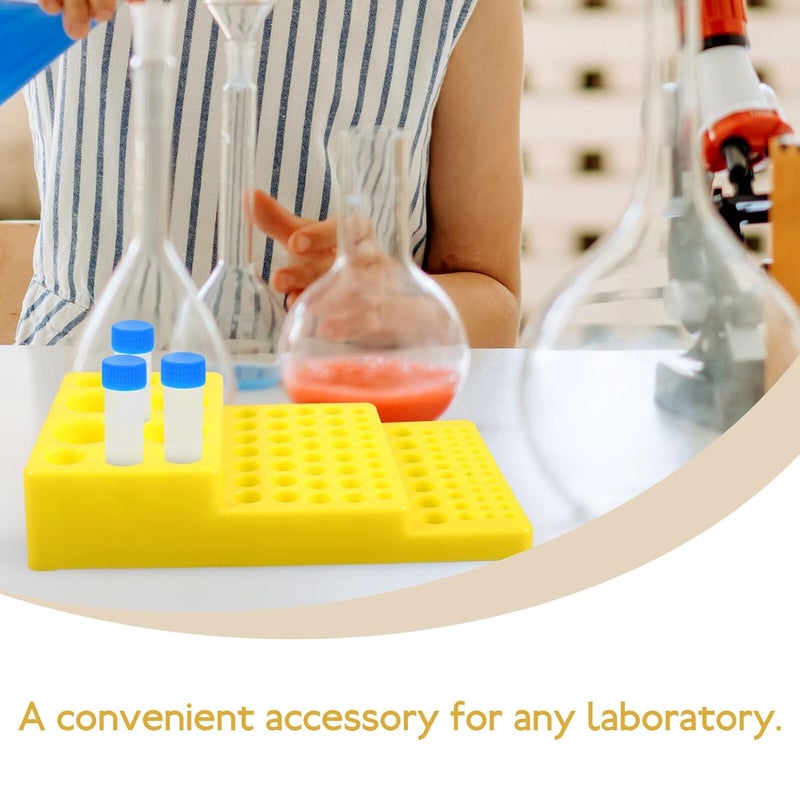 Reusable Test Tube Rack Holder for Laboratory Sampling Tubes Sturdy Plastic Organizer - Image 4