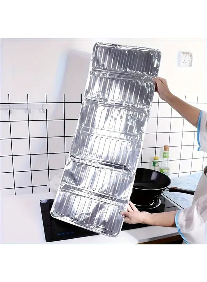 Aluminum Foil Insulation Board Silvery Stove Top Splash Guard High Temperature Resistant - Image 4