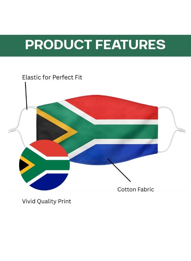 برينت شوب فور مي قناع وجه رياضي مزين بعلم الدولة، قطعتان، تذكار لمحبي رياضة الكريكيت، وكأس العالم للكريكيت، وكأس العالم للكريكيت T20. - Image 3