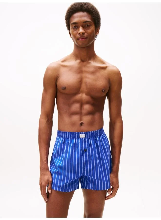 تومي هيلفيغر 3-Pack Heritage Print Woven Boxer Shorts