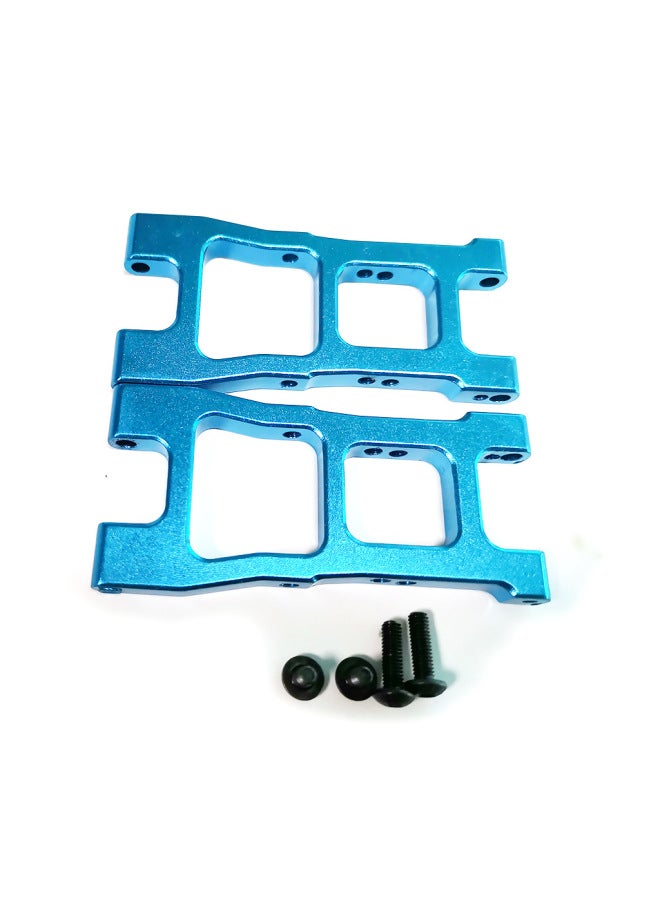 Red Cat 1/10 XTE Big Foot XBE Car Upgrade Parts Steering Assembly Front And Rear Swing Arm Steering Cup Pressure Plate-Color:Front Upper Swing Arm [dark Blue]]