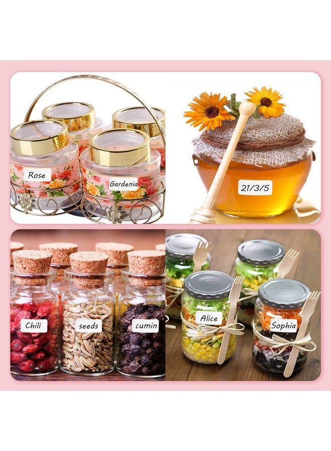 مارسبارك 10000 قطعة من ملصقات حاويات تخزين اللوحة الماسية، ملصقات فنية من الألماس الأبيض، ملصقات فنية لرقم الاسم، ملصقات صغيرة ذاتية اللصق، ملصقات مستطيلة صغيرة فارغة، ملصقات قابلة للكتابة لمكتب DIY - Image 5