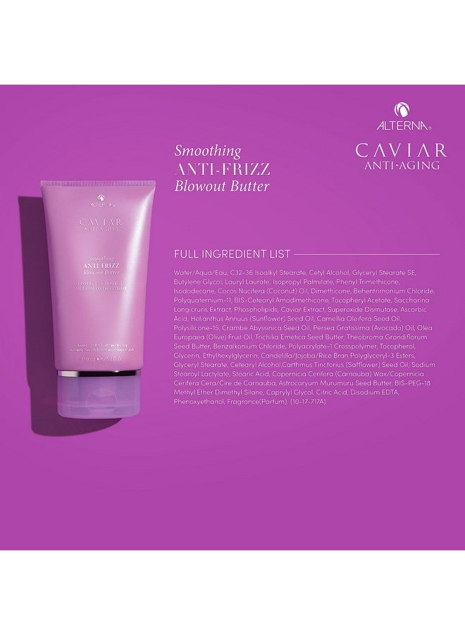Alterna Caviar Anti-Aging Smoothing Anti-Frizz Blowout Butter, | Protects Hair from Heat Styling and Humidity | Sulfate Free , 5.07 Fl Oz (Pack of 1) - Image 4